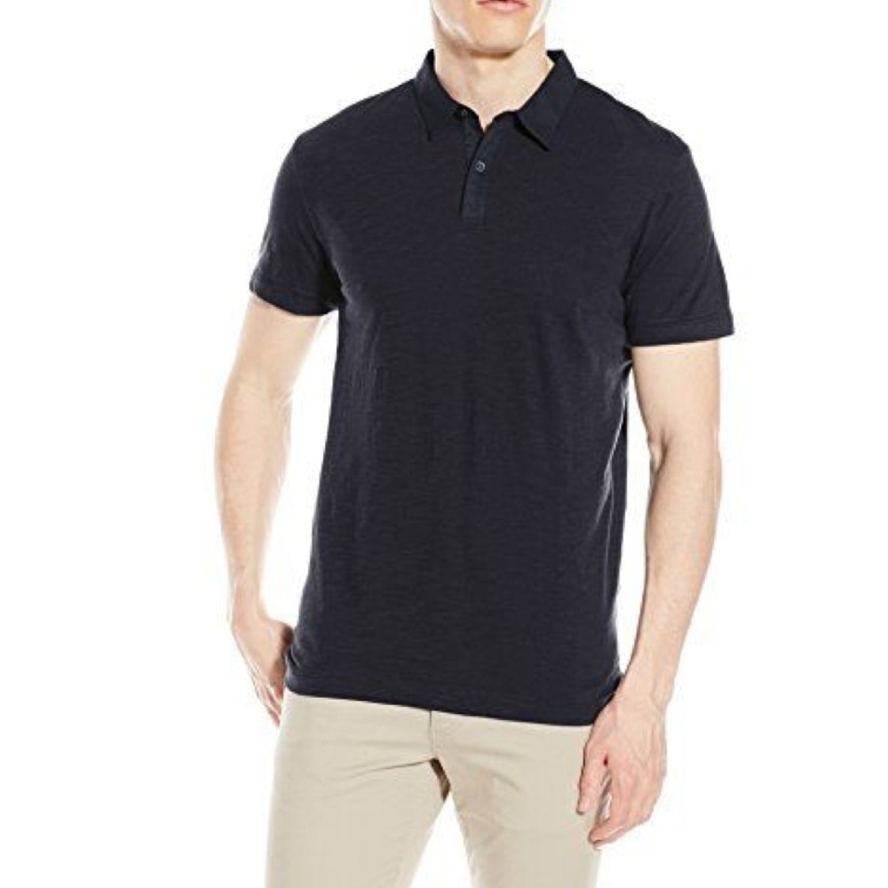Theory Men’s Dennison Sea Slub Cotton Polo Shirt Style #G0494519 Size Medium